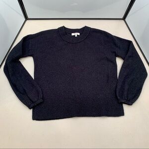 Madewell Sweater Adult Size XXS Black Pullover Wool Blend Women